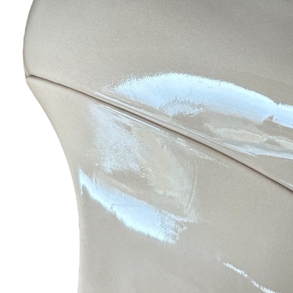 🌟 Franco Sarto Patsy Mary Jane Leg Elongating Nude Wedge Heels with buckle 9.5 - Picture 6 of 11